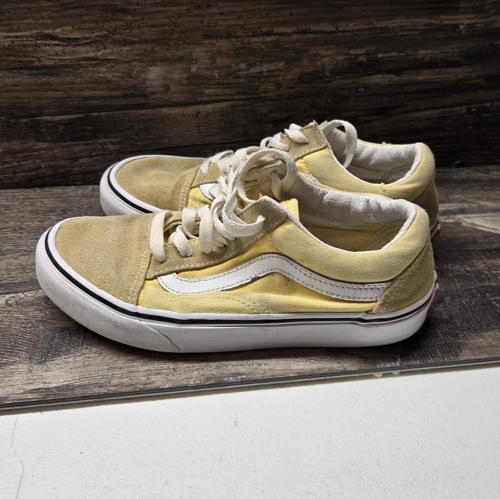 VANS Off The Wall Old Skool Skateboard Shoes 751505 Men's 4 Women's 6.5 Yellow